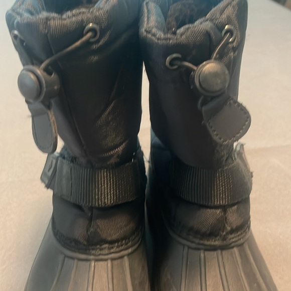 Merence Toddler Black Heavy Rain Snow Boots - Picture 12 of 17